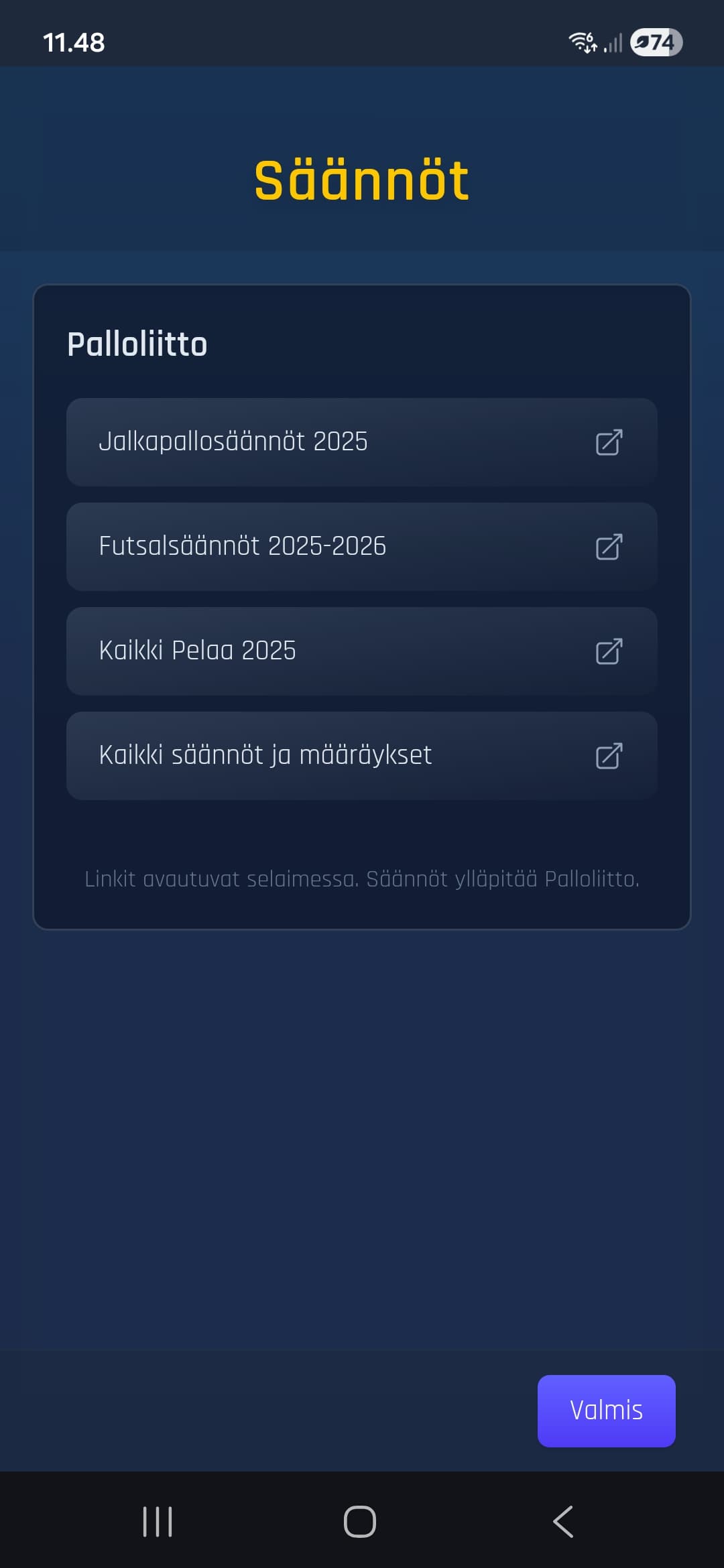 App screenshot