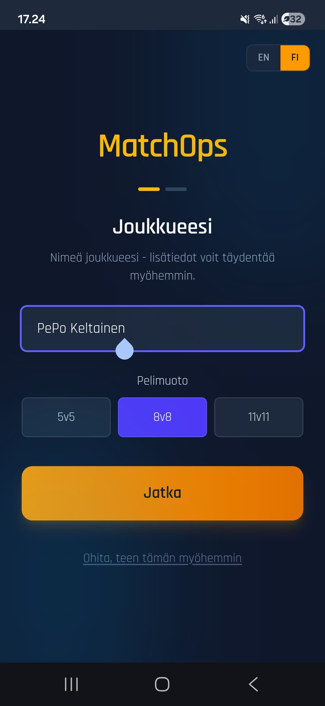 App screenshot