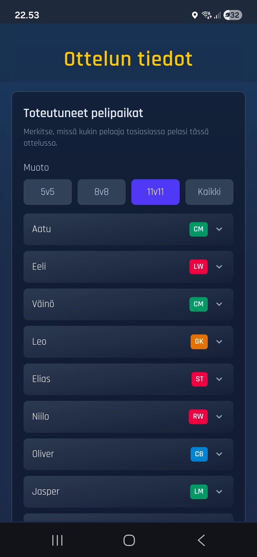 App screenshot